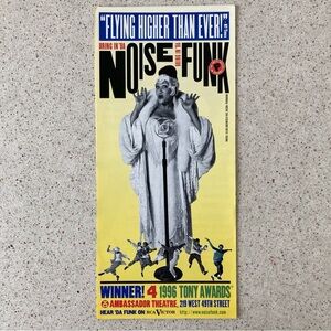 Double Sided Bring in 'da Noise, Bring in 'da Funk Flyer 9”X4” - Broadway Color